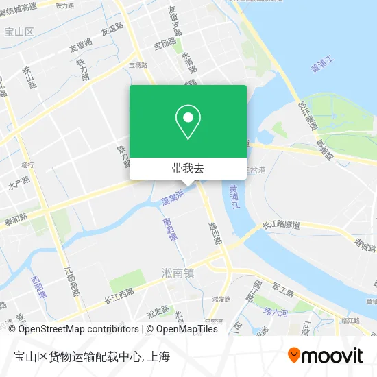 宝山区货物运输配载中心地图