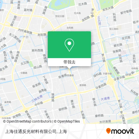 上海佳通反光材料有限公司地图