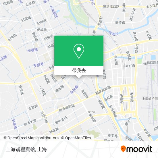 上海诸翟宾馆地图