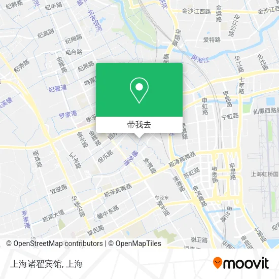 上海诸翟宾馆地图