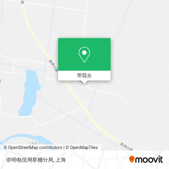 崇明电信局草棚分局地图
