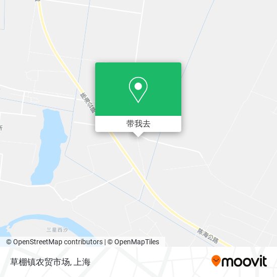 草棚镇农贸市场地图