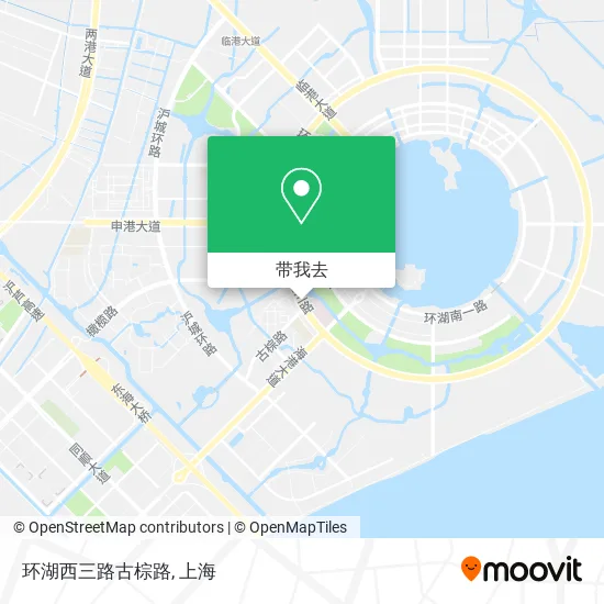 环湖西三路古棕路地图