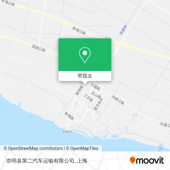 崇明县第二汽车运输有限公司地图