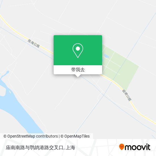 庙南南路与鹗鸪港路交叉口地图