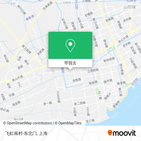 飞虹南村-东北门地图