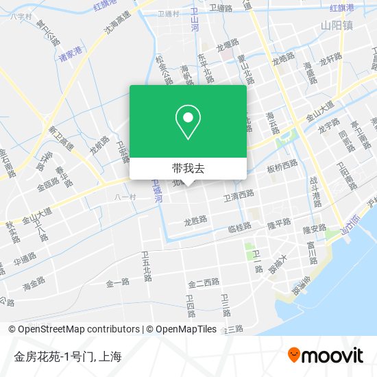 金房花苑-1号门地图