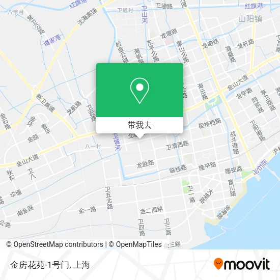 金房花苑-1号门地图
