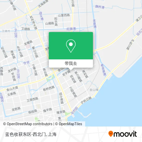 蓝色收获东区-西北门地图