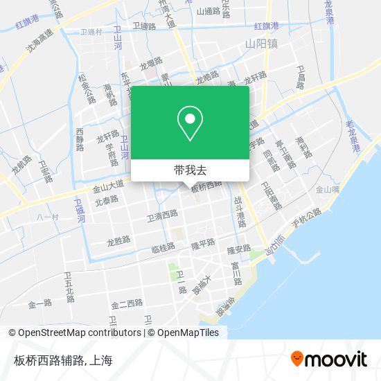 板桥西路辅路地图