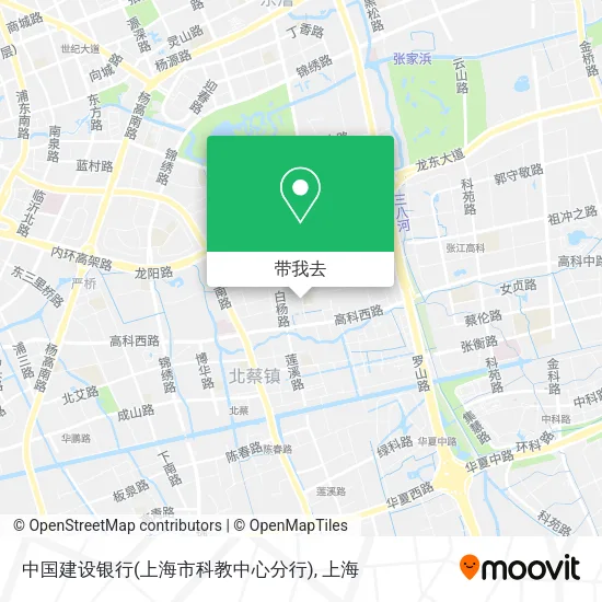 中国建设银行(上海市科教中心分行)地图