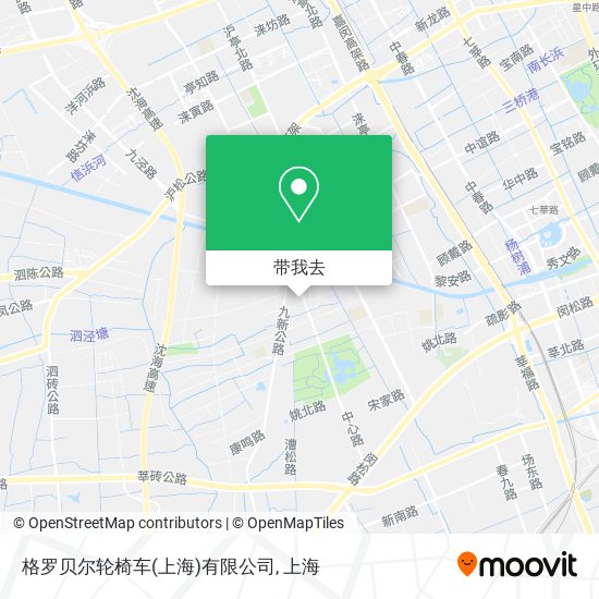 格罗贝尔轮椅车(上海)有限公司地图