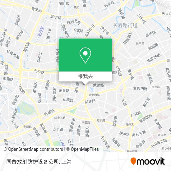 同普放射防护设备公司地图