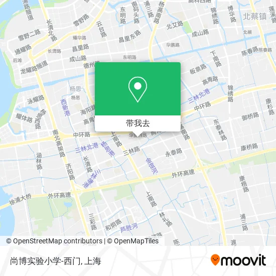尚博实验小学-西门地图