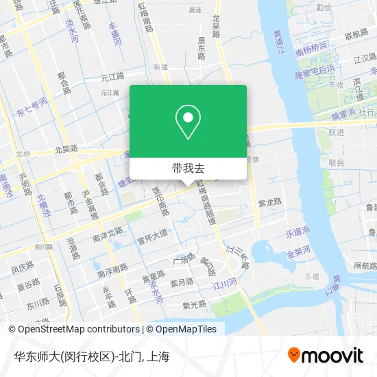 华东师大(闵行校区)-北门地图