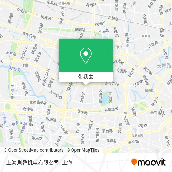 上海则叠机电有限公司地图