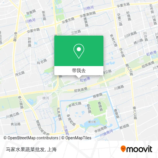 马家水果蔬菜批发地图