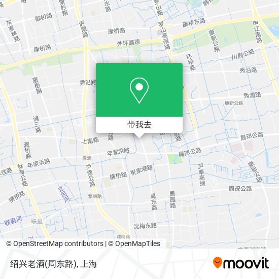 绍兴老酒(周东路)地图