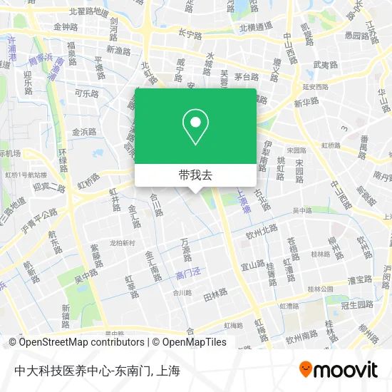 中大科技医养中心-东南门地图