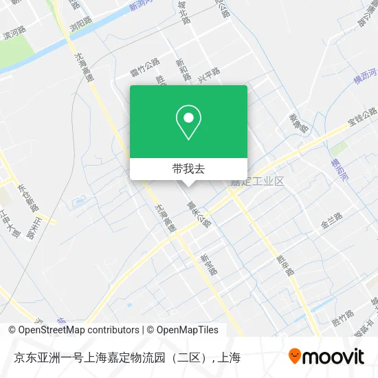 京东亚洲一号上海嘉定物流园（二区）地图