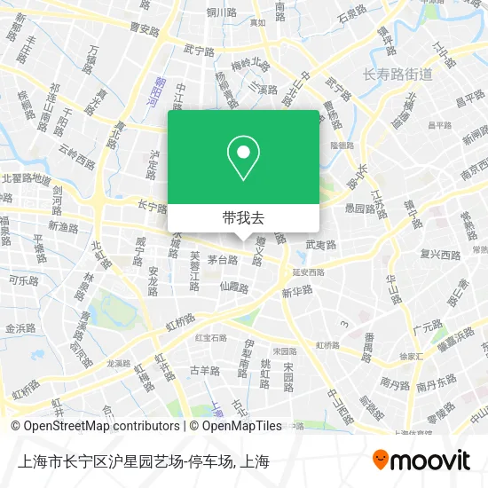 上海市长宁区沪星园艺场-停车场地图