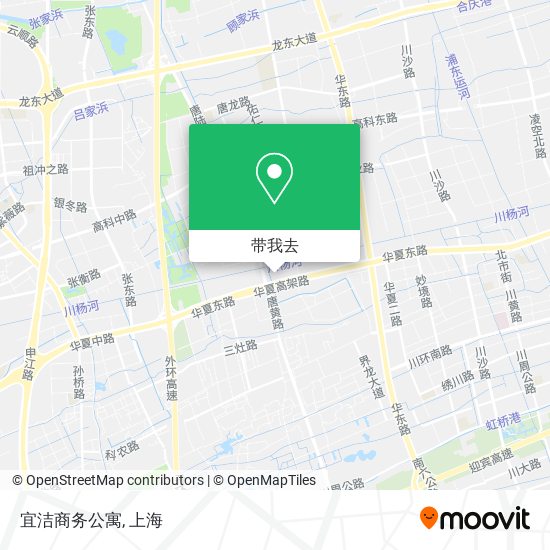 宜洁商务公寓地图