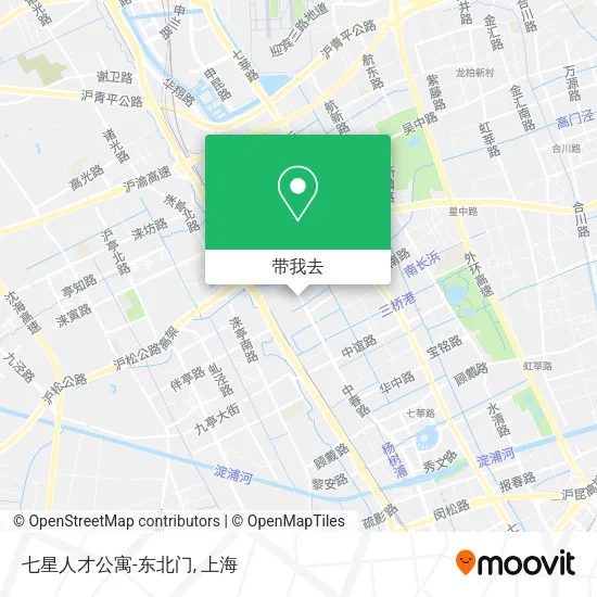 七星人才公寓-东北门地图