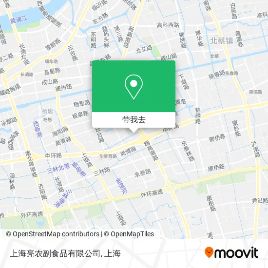 上海亮农副食品有限公司地图