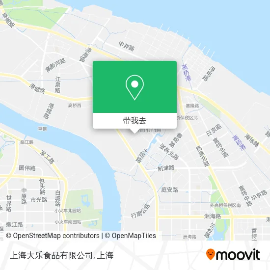 上海大乐食品有限公司地图