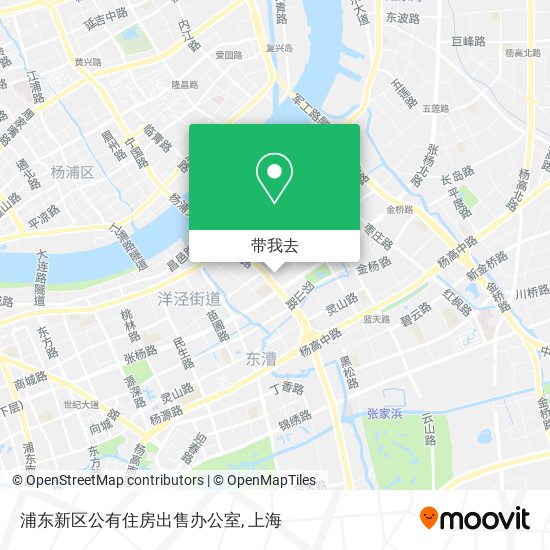 浦东新区公有住房出售办公室地图