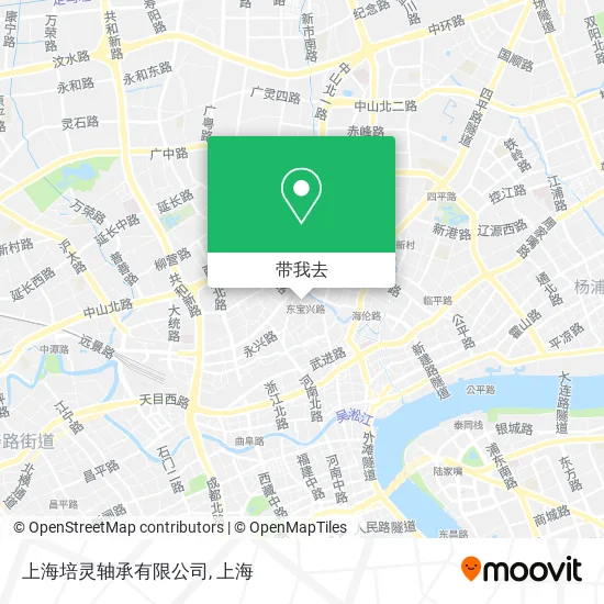 上海培灵轴承有限公司地图