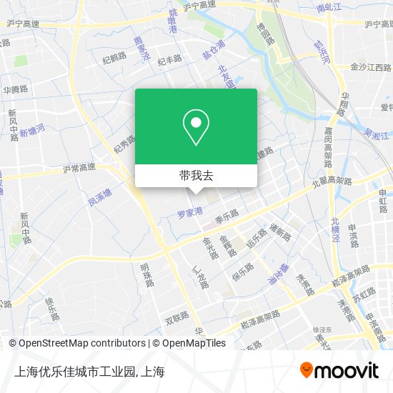 上海优乐佳城市工业园地图