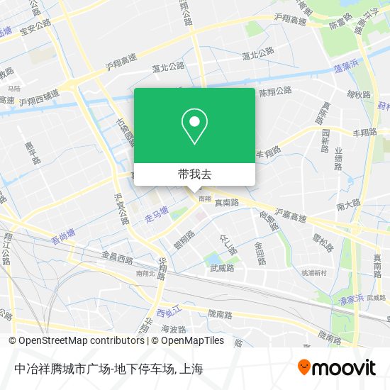 中冶祥腾城市广场-地下停车场地图