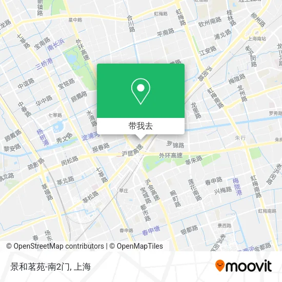 景和茗苑-南2门地图