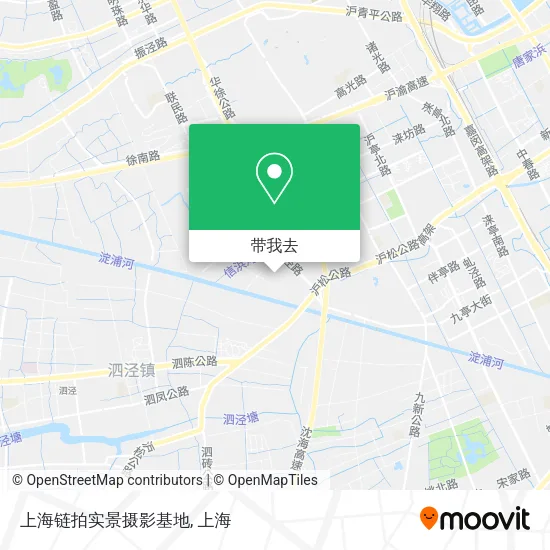 上海链拍实景摄影基地地图