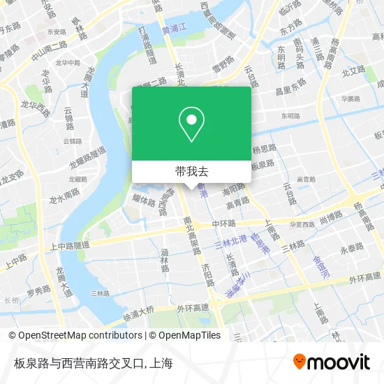 板泉路与西营南路交叉口地图