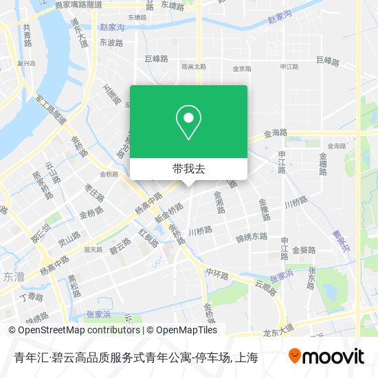 青年汇·碧云高品质服务式青年公寓-停车场地图