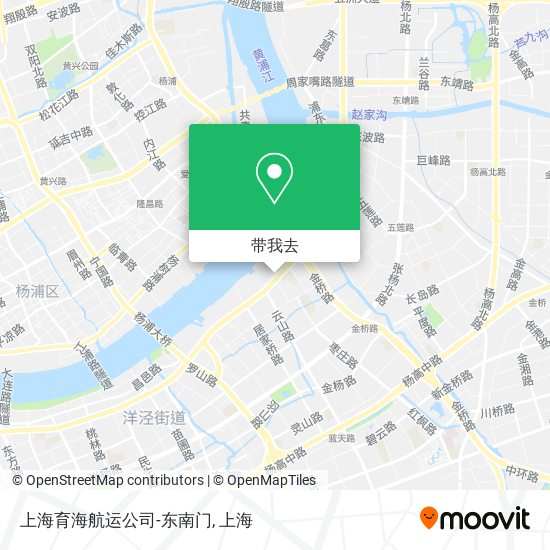 上海育海航运公司-东南门地图