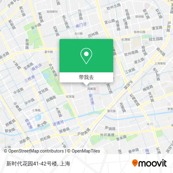 新时代花园41-42号楼地图