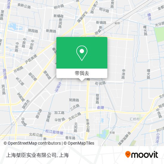 上海桀臣实业有限公司地图