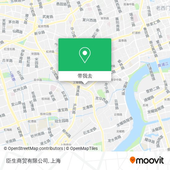 臣生商贸有限公司地图