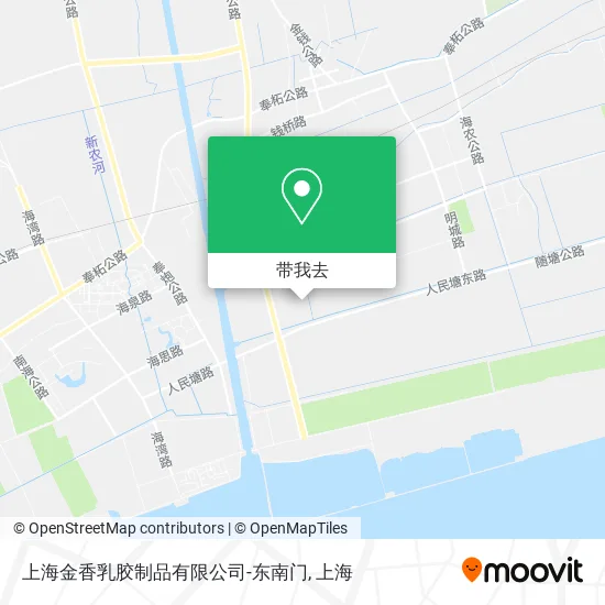 上海金香乳胶制品有限公司-东南门地图