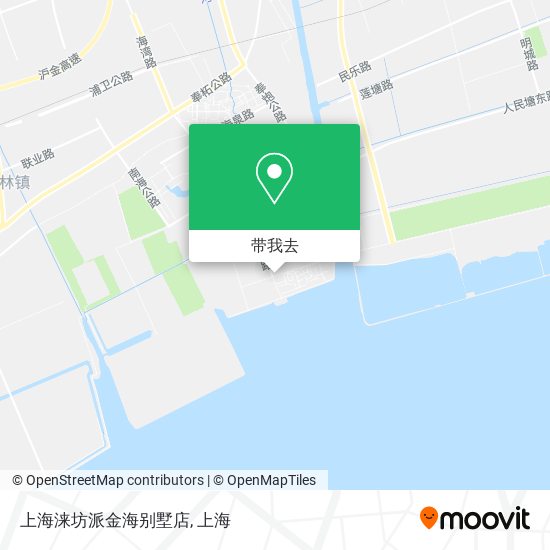 上海涞坊派金海别墅店地图