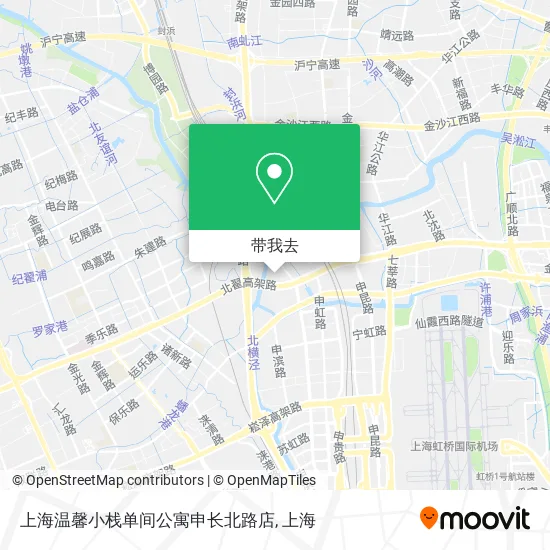 上海温馨小栈单间公寓申长北路店地图