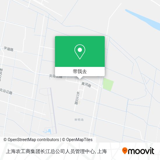 上海农工商集团长江总公司人员管理中心地图