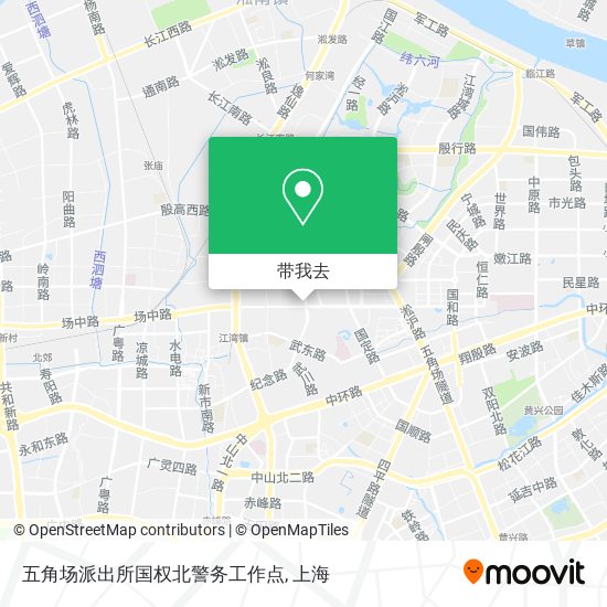 五角场派出所国权北警务工作点地图