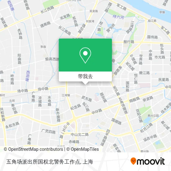 五角场派出所国权北警务工作点地图