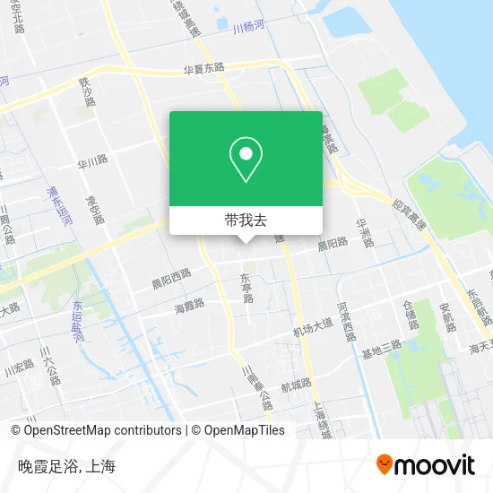 晚霞足浴地图
