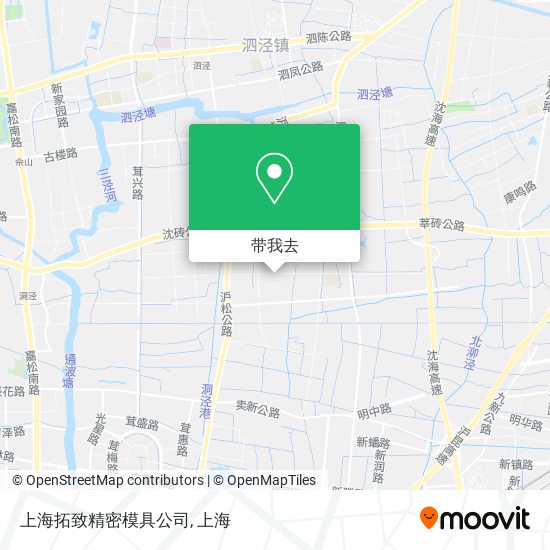 上海拓致精密模具公司地图