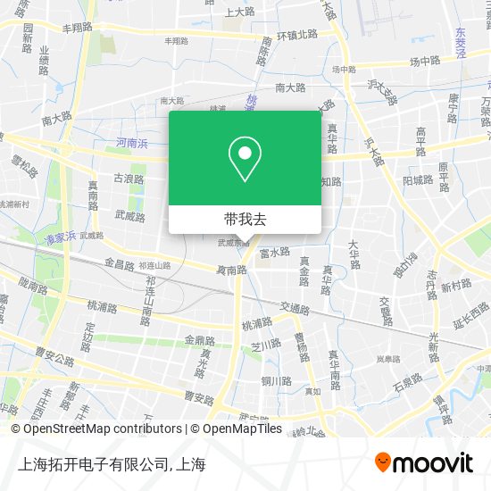 上海拓开电子有限公司地图